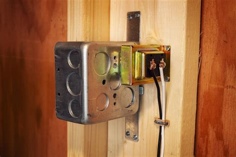 junction box for transformer|doorbell transformer inside junction box.